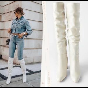 Zara knee high boots